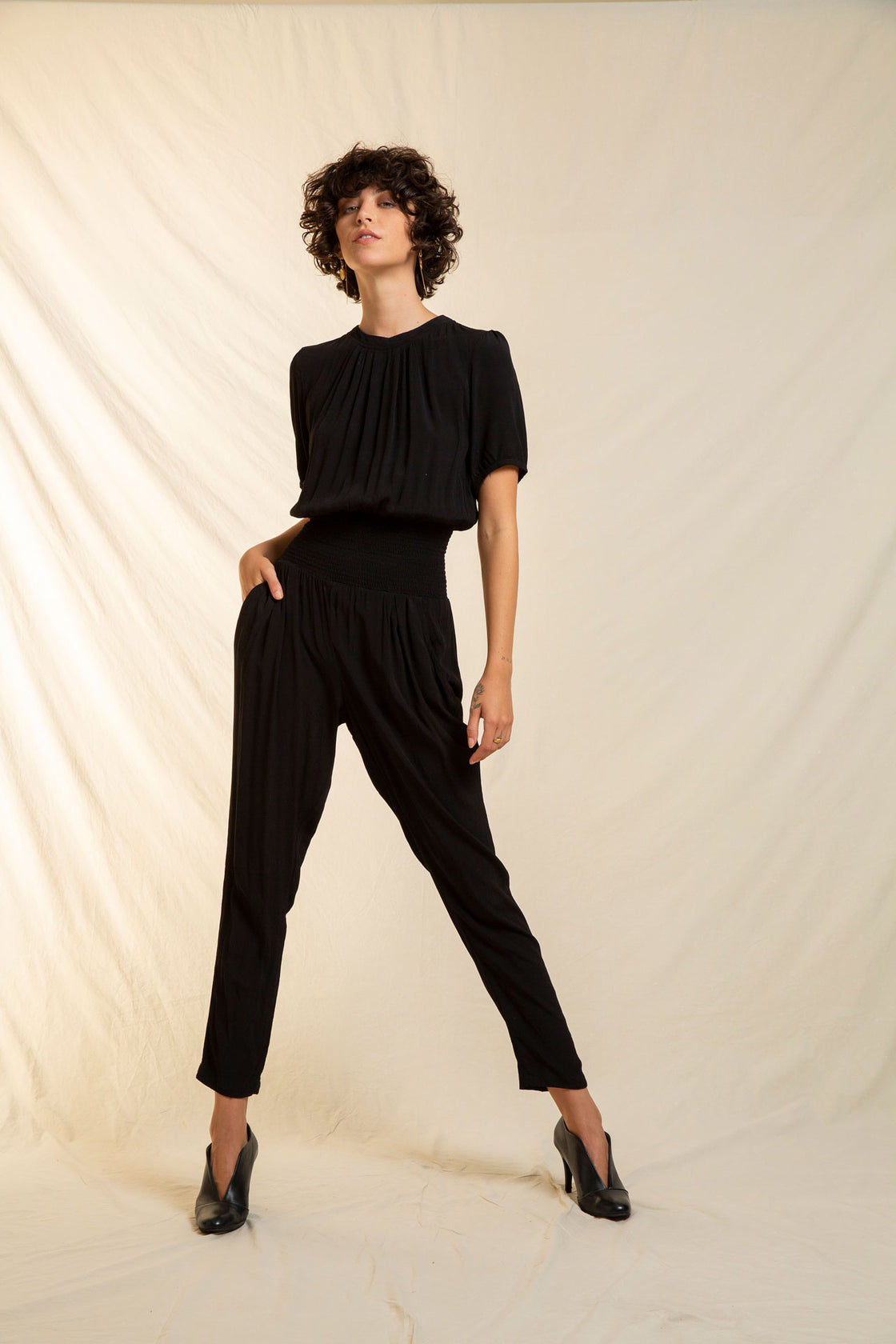 Golden Black Jumpsuit