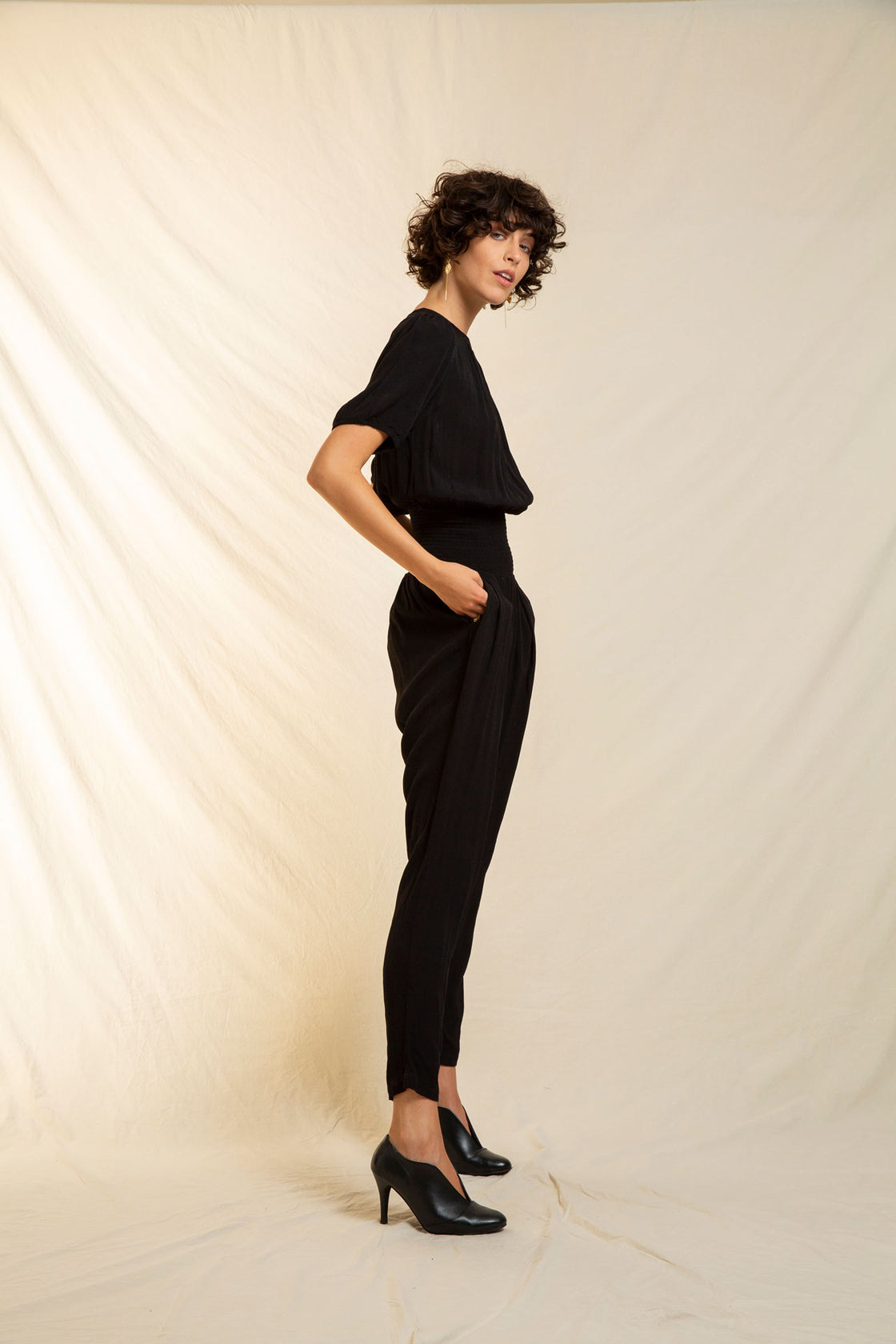 Golden Black Jumpsuit