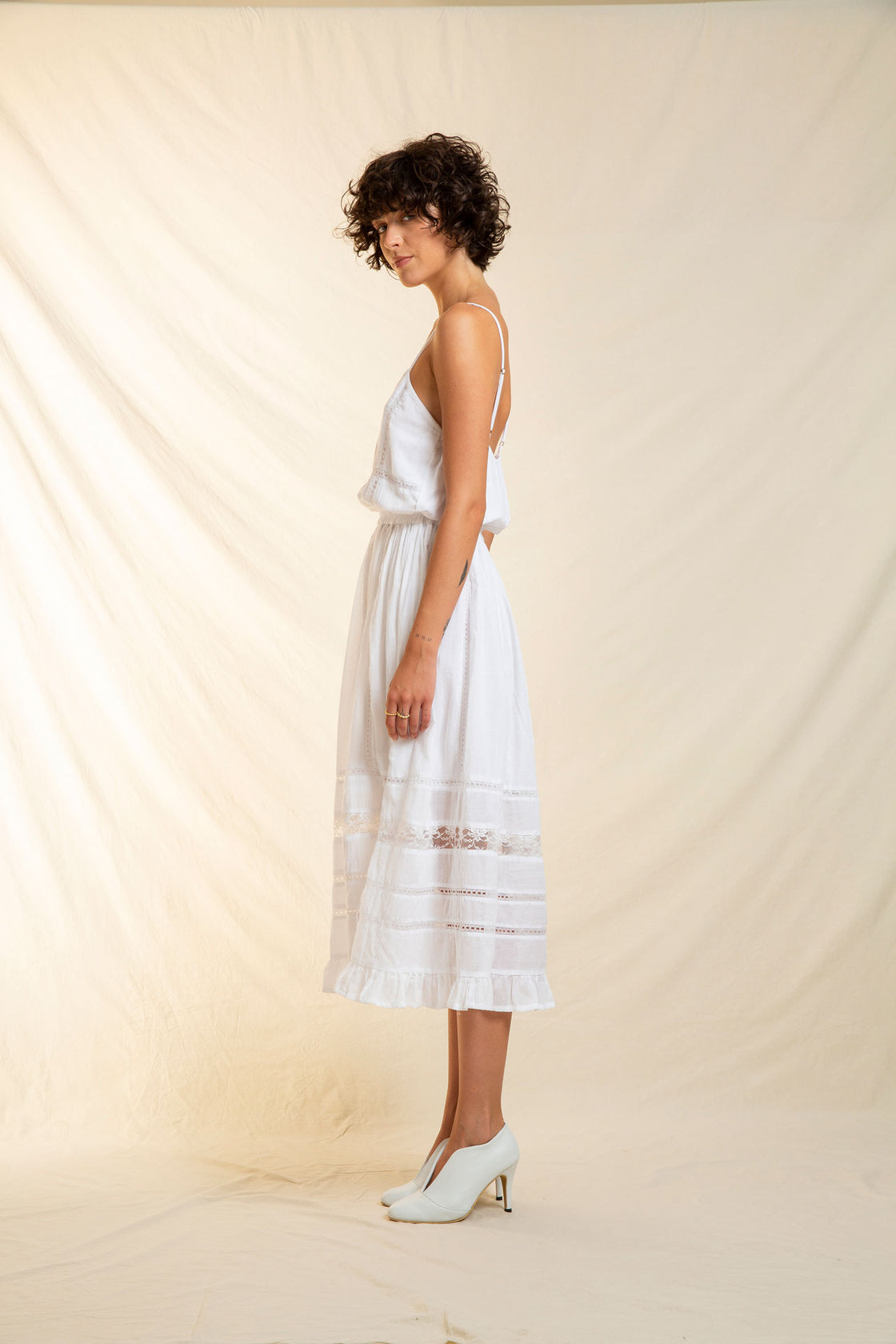 Meredith White Dress