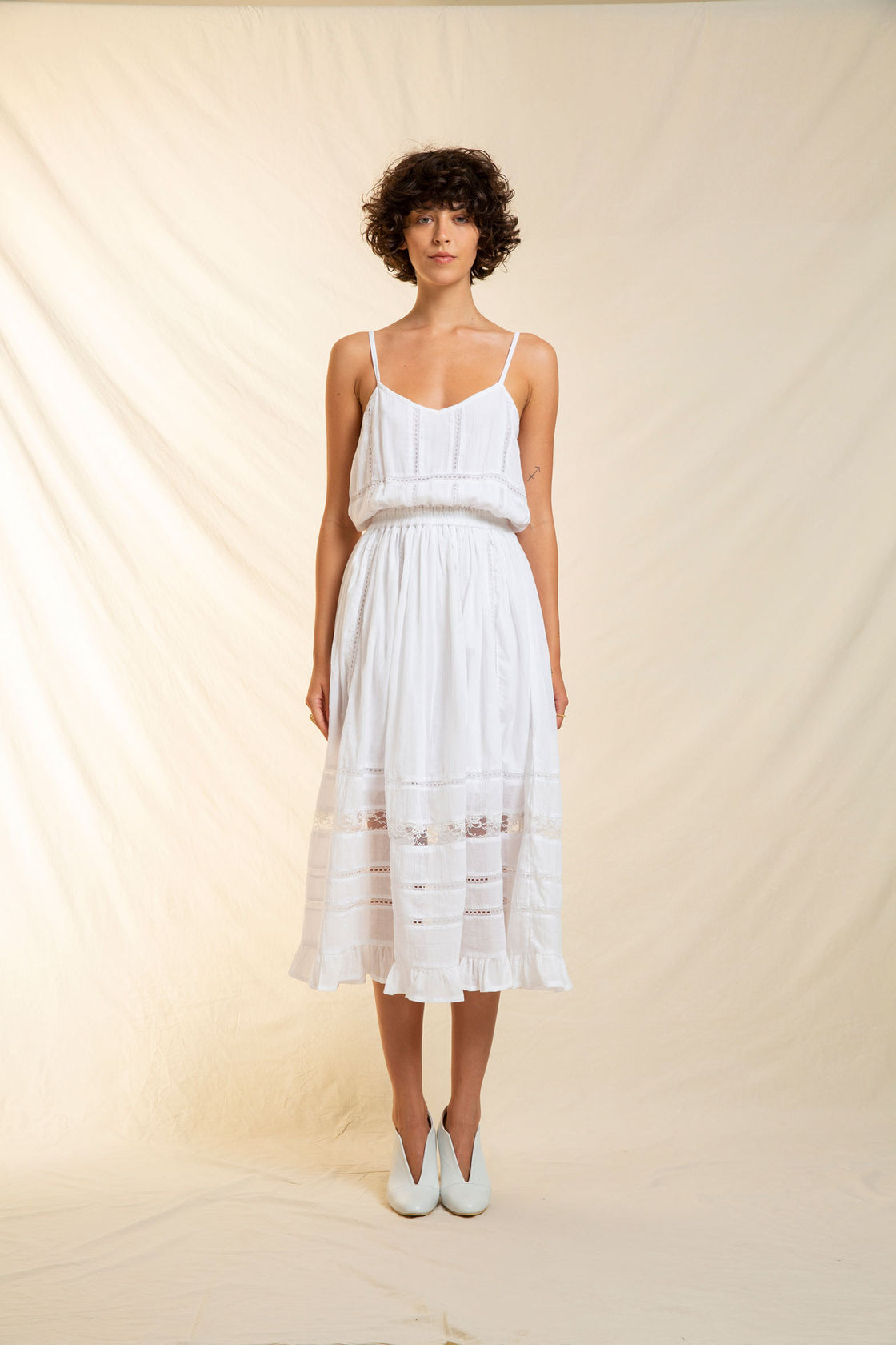 Meredith White Dress